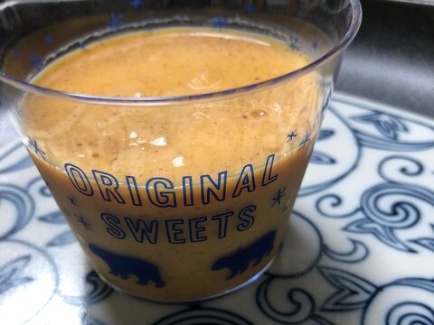 材料2つ!簡単柿プリン